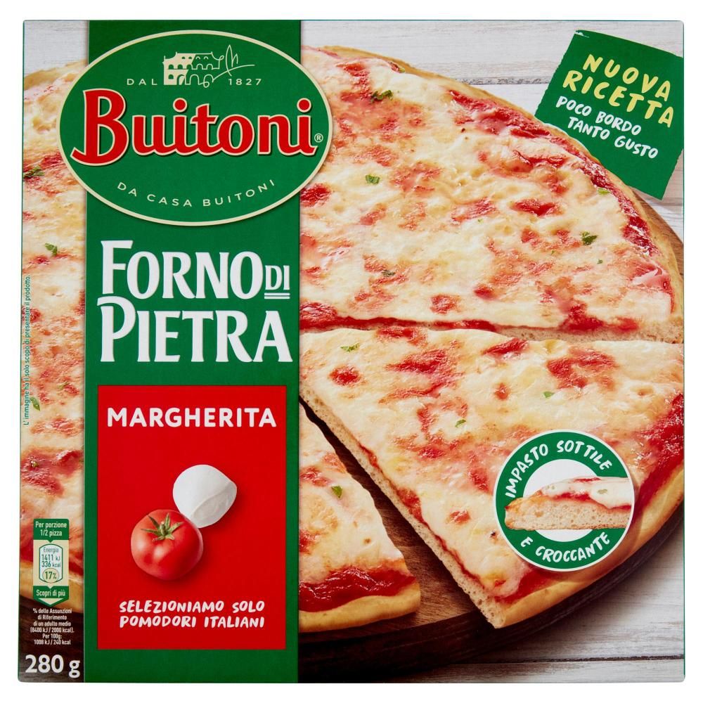 Buitoni Forno Di Pietra Pizza Margherita Pizza Surgelata (1 Pizza) 280g -   