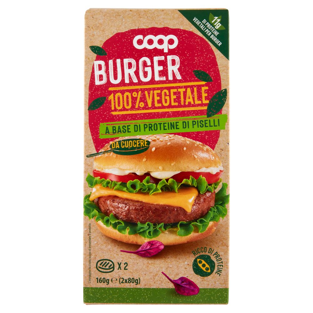 Burger 100% Vegetale 2 X 80 G -  