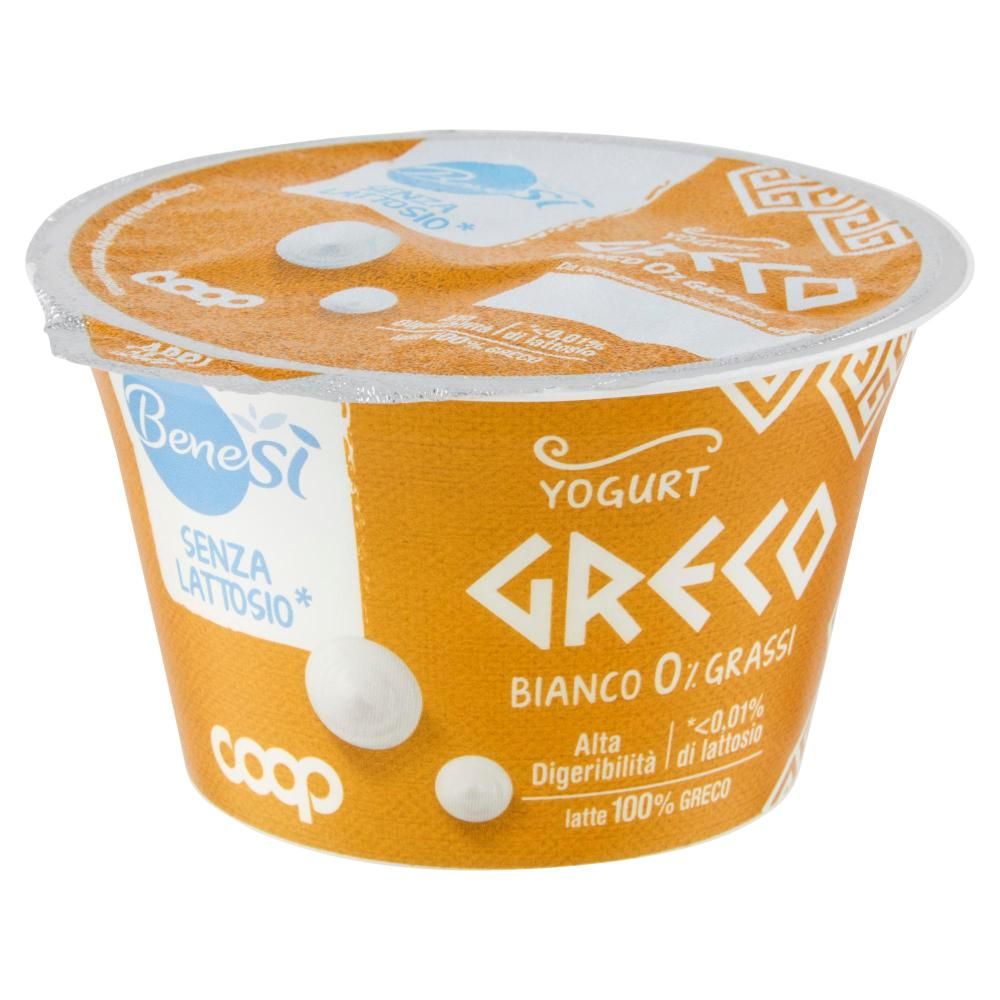 Senza Lattosio* Yogurt Greco Bianco 0% Grassi 150 G 
